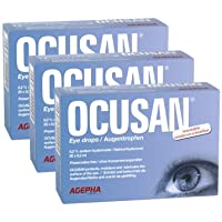 Gotas para los ojos Ocusan® | Lágrimas artificiales para ojos secos | Apto para lentes de contacto | Completamente sin…